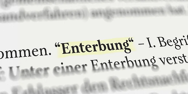 Definition Enterbung
