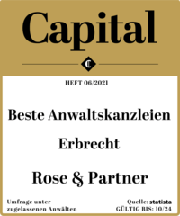 Beste Anwaltskanzleien Erbrecht – ROSE & PARTNER