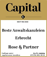 Beste Anwaltskanzleien Erbrecht – ROSE & PARTNER